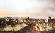 BELLOTTO, Bernardo View of Vienna from the Belvedere hjhk oil